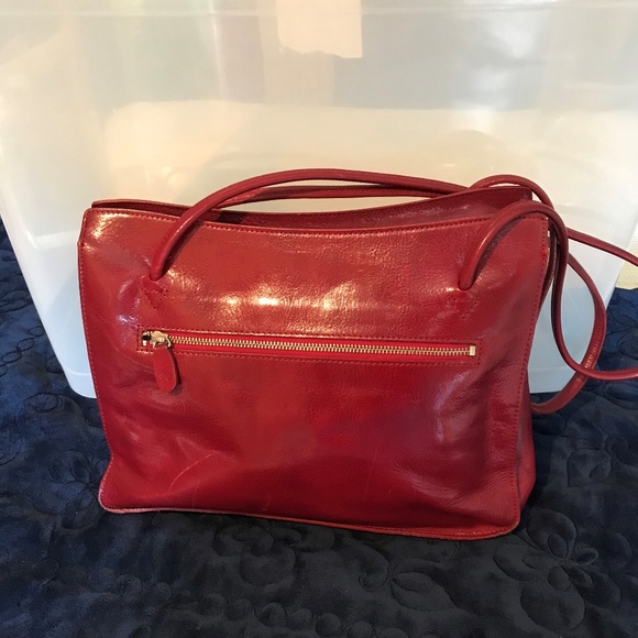 Monsac Bags Monsac Original Leather Dark Red Shoulder Bag Wdust Bag